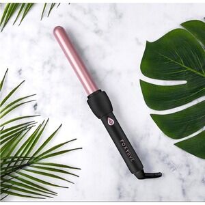 FoxyBae Curling Wand Rose Gold Excellent Tourmaline Ceramic 25mm